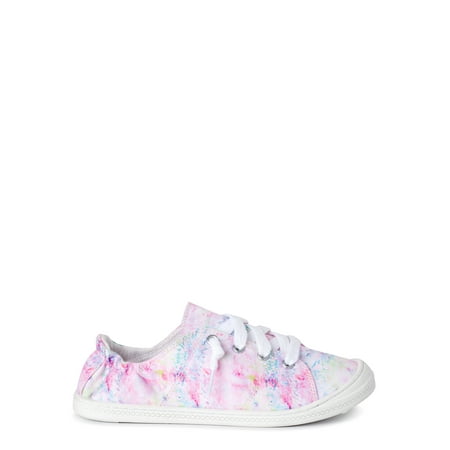 time and tru white canvas shoes