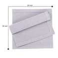 thumbnail image 4 of Ruvanti Premium Linen Napkins Set of 6-20x20 Inch, Classic Hemstitch, Mitered Corner Cloth Napkins - Soft, Elegant Dinner Napkins Cloth Washable for Weddings, Parties, Everyday Use - Lavender Grey, 4 of 8