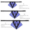 thumbnail image 2 of Chien Smoking Bandana Chien Mariage Bandana Collier de Chien avec Noeud Papillon et Cravate Designs Réglables Noir Col Formel Smoking Chien Noeud Papillon Réglable Foulard, 2 of 9