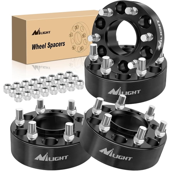 Nilight F150 Wheel Spacers 6x135,2 inch Wheel Spacer for 2004-2014 F150,2003-2014 Expedition/Lincoln Navigator,2005-2014 Lincoln Mark LT,M14x2 Studs 87.1mm Hub Bore 2009 2010 2011 2012 2013 2014