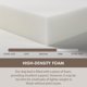 thumbnail image 4 of Cozzze Cama ortopédica calmante para perros grandes, cama para mascotas antiansiedad con espuma de apoyo, cama ovalada extraíble y lavable, cama mullida para perros, color beige, 4 of 5