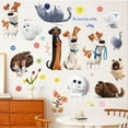 thumbnail image 4 of 52 PCS For The Secret Life of Pets Theme Wall Stickers – Cartoon Character PVC Removable DIY Wall Decals for Boys Girls Bedroom, Living Room, Playroom Decor, 9.84x17.72 Inch, 4 Sheets Set, 4 of 5