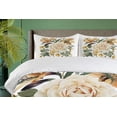 thumbnail image 4 of Ambesonne Rose Duvet Cover Sets, Romantic Bridal Bouquet, 2-Queen, Pale Orange Cream Green, 4 of 7
