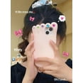 thumbnail image 3 of pinsai Girls Women Creative Super Funny Novelty Stylish Diamond Decoration Toenail Pink Foot Silicon Rubber Phone Case Compatible with iPhone 13 Pro Max, Full Body Good Protection, 3 of 7