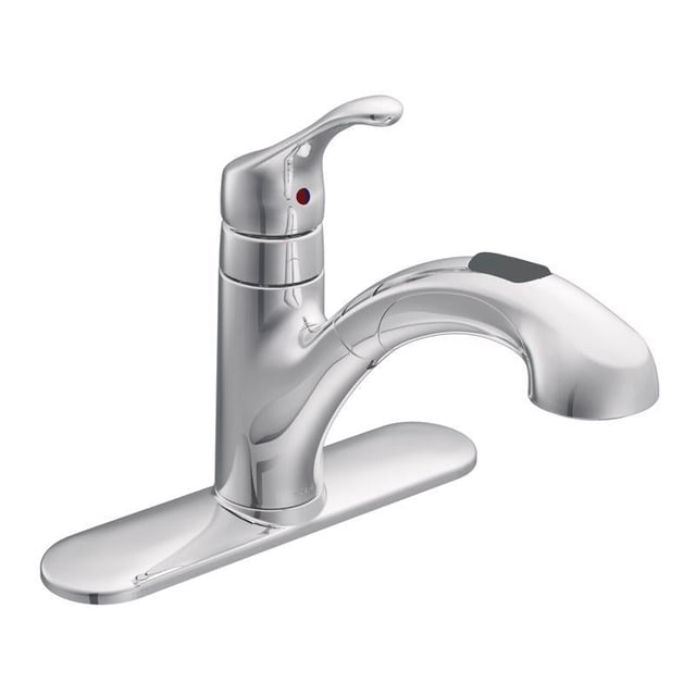 Grifo de cocina extraíble Moen Renzo One Manija Chrome