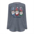 thumbnail image 4 of WEAIXIMIUNG Ladies' Winter Floral Print Sweatshirt Long Sleeve Christmas Top, 4 of 4