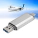 thumbnail image 1 of Disco U Disco flash USB 3.0 plateado de alta velocidad de aleación de aluminio 3 en 1 para teléfonos móviles Computadoras 8 GB, 1 of 14