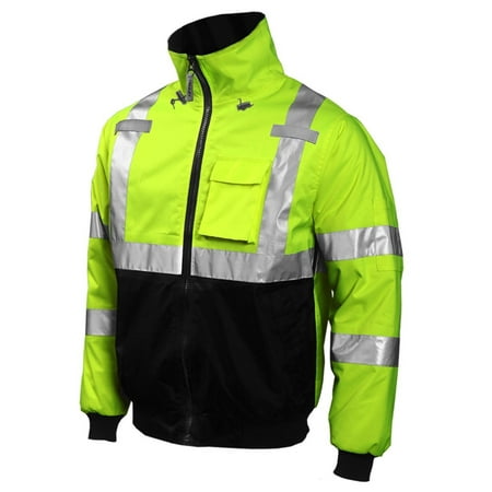  Bomber  J26002 XL  Jacket  with 2 Silver Reflective Tape 