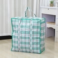 thumbnail image 6 of Dream Lifestyle 65cm x 55cm x 30cm Breathable Quilt Laundry Storage Bag with Zipper & Handles, Green, 6 of 8