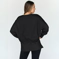thumbnail image 6 of SUNBS Womens Oversized Sweatshirts Crewneck Hoodies Casual Long Sleeve Pullover Fall Winter Clothes, S-2XL, 6 of 8