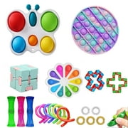 Puloru Children Decompression Toy Set, Early Learning Stress Relief Toys Kit