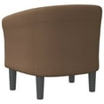 thumbnail image 4 of vidaXL Tub Chair Brown Fabric, 4 of 7