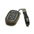 thumbnail image 2 of Vitodeco Leather Key Fob Case Compatible with Honda Civic, Civic Hatchback, Accord, HR-V, CRV, Pilot, Passport 2023 - 2026(4-Button, Black), 2 of 6