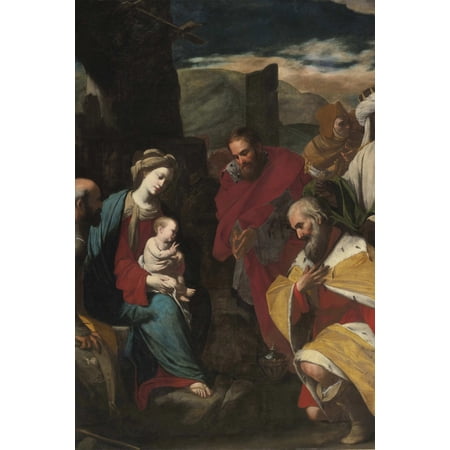 24x36 gallery poster, Adoration of the Magi by Massimo Stanzione