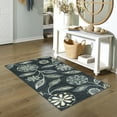 thumbnail image 2 of Maples Rugs Reggie Bohemian Floral Blue Washable Hallway Runner Rug, 2'6 x 5', 2 of 6