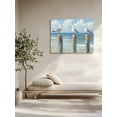 thumbnail image 4 of Seagull Canvas Print Wall Art Summer Beach Framed Canvas Art Wall Decor Modern Pictures Painting Morden Artwork for Living Room Bedroom, Ready to Hang - 16"x20", 4 of 6