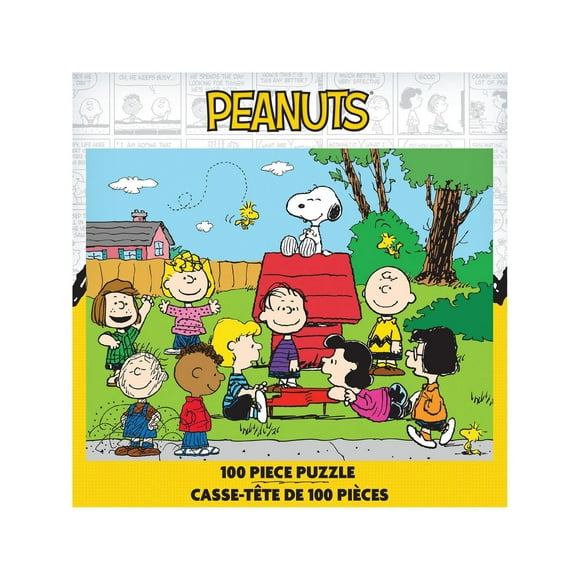 RoseArt - Pop Culture 100 pièces - Peanuts Gang - Puzzle à emboîter pour enfants