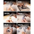 thumbnail image 5 of HOTO SNAPBLOQ™ D-A03 Mini Electric Drill Pen, 3-Speed Rechargeable Electric Engraving Pen, 20 Bits LED Light, for Carving, Jewelry Making, PCB, Wood, Plastic, DIY, 5 of 9