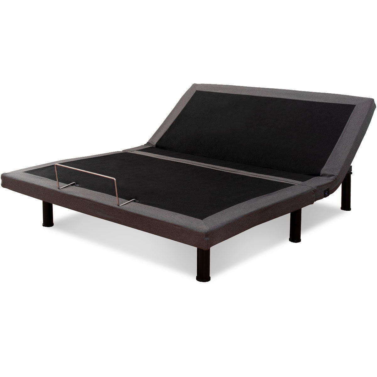 Costway Adjustable Massage Bed Base Upholstered Wireless Remote Usb Ports Twin Xl