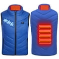 thumbnail image 3 of Kids Heated Vest - Boys and Girls Heating Jackets Coat 2 Heating Pads Windproof Plus Size Coat For Children Winter 2 Heated Jacket Coat 4-15 Years, 3 of 8