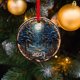 thumbnail image 4 of Teissuly Christmas Acrylic Pendant Concave Textured Round Pendant Decoration Teissuly WER202312140677, 4 of 4