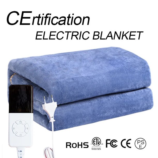 Manta eléctrica con calefacción de 220V, mantas gruesas con termostato, manta de calefacción eléctrica de seguridad, colchón eléctrico cálido