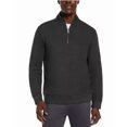 thumbnail image 4 of Banana Republic Men's Waffle Quarter Zip Pullover, Green Size Small, 4 of 4