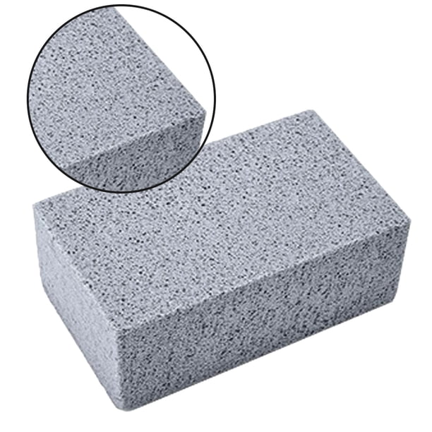 Eigraketly Bloque de limpieza para parrilla de barbacoa, 1/2 Uds., piedra para limpieza de barbacoa, parrillas para barbacoa, limpiador de grasa para Estufas de camping PC 1 Eigraketly OD000383-01