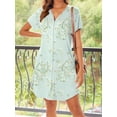 thumbnail image 3 of Avidlove Womens Nightgown Button Down Pajama Dress Sexy Ladies Sleepwear Maternity Night Shirts, 3 of 5
