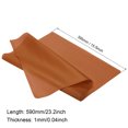 thumbnail image 2 of Uxcell Silicone Counter Mat Heat Resistant Mat , for Counter Top, Tableware, Desk Mat 23.2x15.5inch Brown, 2 of 5