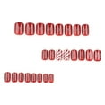 thumbnail image 3 of FSTDelivery Christmas Red Press on Nails,Short Square Fake Nails Snowflakes Acrylic Glitter Glue on Nails,Reusable Winter Xmas False Nails for Women Girls Holiday Manicure Daily Wear 24pcs, 3 of 6