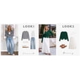 thumbnail image 6 of FreshPretty Women's Cable Knit Cropped V Neck Button Down Cardigan Sweater | Soft Lightweight Cardigan, Long Sleeve, Knit Open Front Sweaters, Business Casual Outfits, Fall Winter Outerwear, 6 of 10