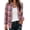 Multicolor Gw570, variant on Zeagoo Women' Plaid Shacket Jacket Zip Up Casual Coat Fall Winter Clothes with Pockets Trendy