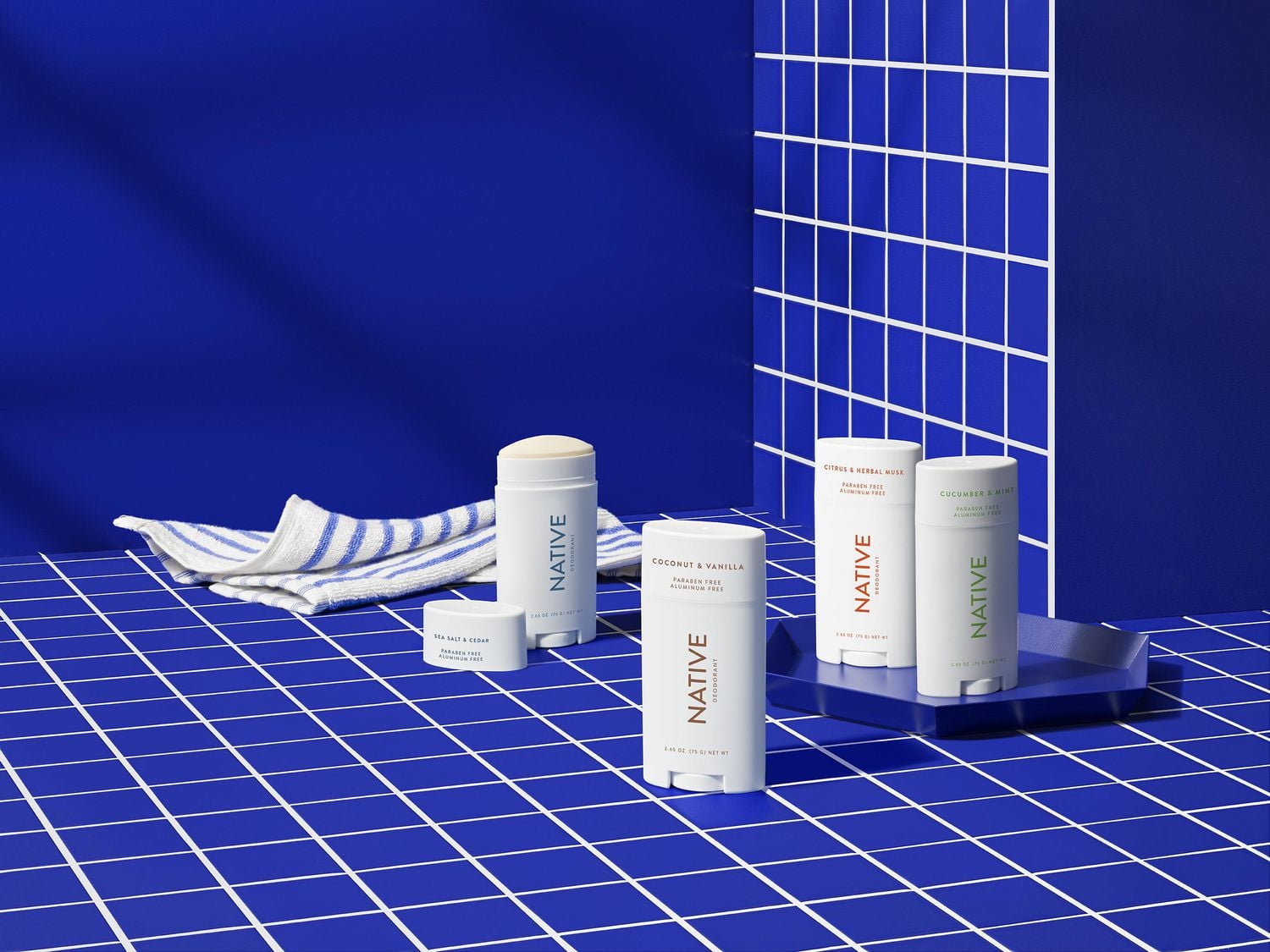 Native Natural Deodorant, Coconut & Vanilla, Aluminum Free