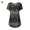 thumbnail image 1 of maytalsory T-shirt pour Femmes à Col Rond à Manches Courtes Haut Robe Imprimée T-shirt,, 1 of 6