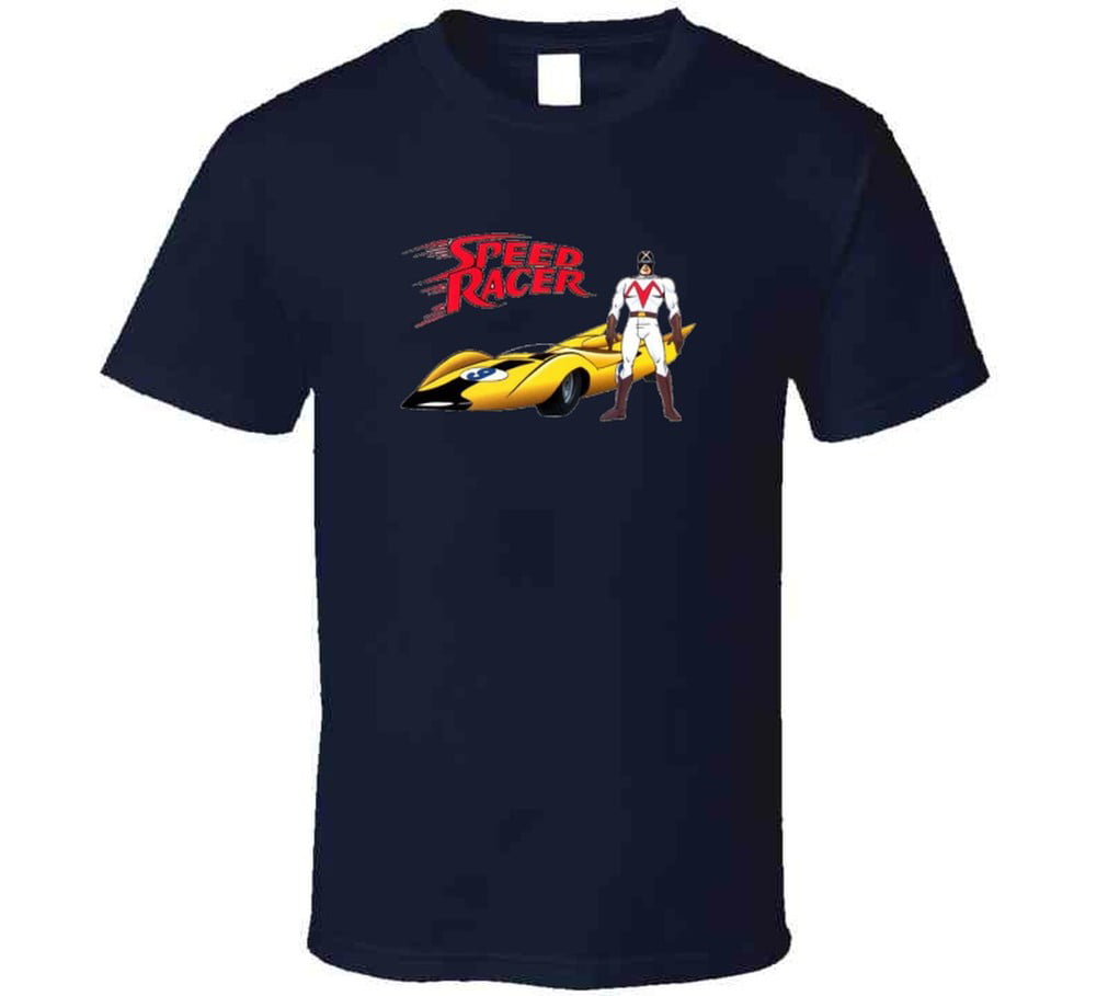 New Speed Racer X Vintage Anime Cartoon Movie Men's T Shirt Black Sizes S 3XL 