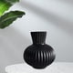 thumbnail image 5 of Jarrón moderno versátil adorno de mesa jarrón de arte decorativo contenedor floral para negro M, 5 of 9