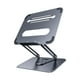 thumbnail image 2 of Soporte de aluminio para portátil con base giratoria de 360 ​​grados y altura ajustable. Gris, 2 of 9