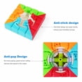 thumbnail image 4 of Speed Cube Set, Magic Cube Bundle 2x2 3x3 4x4 Pyramid Megaminx Ivy Mirror Windmill Stickerless Cube Puzzle Toys for Kids& Adults (8 Pack), 4 of 7