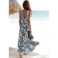 thumbnail image 3 of LASCANA Women's V-Neck Maxi Dress Crochet Detail, 3 of 5