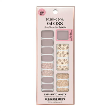 Dashing Diva Gloss Ultra Shine Gel Color Nail Strips, Inside Edition ...
