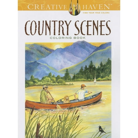 Creative Haven Coloring Books: Country Scenes Coloring Book (Paperback)