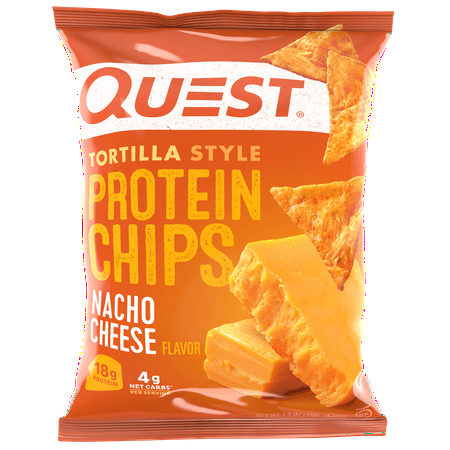 Quest Products Qst Prtn Tortilla Chips Nacho Chees1/6ct
