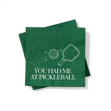 ForYourParty You Had Me at Pickleball Party Napkins - Green