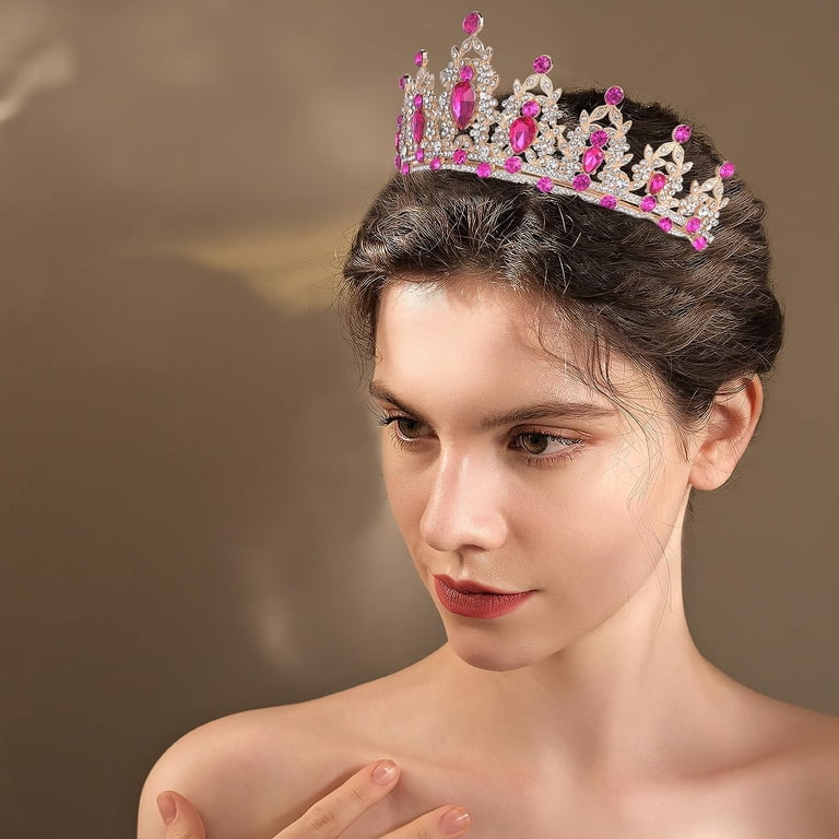 Red Crowns for Women,Red Tiaras for Women,Gold Crown Royal  display picture 1