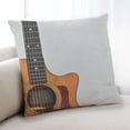 thumbnail image 1 of Ahgly Company Coussin d'Intérieur Guitare Musicale, 18 Pouces par 18 Pouces, 1 of 6