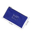 thumbnail image 2 of LIFKOME 2pcs Coin Deposit Wallet Blue PU with Zipper for Receipt Storage and Personal Use, 2 of 7
