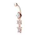 thumbnail image 4 of Anneau Papillon en Acier Inoxydable Piercing Bijoux Anneau de Ventre, 4 of 10