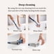 thumbnail image 3 of Cateissary Milk Bottle Cleaning Brush with Long Tool Multi-purpose Degree 360 Mug Handle Rotation Scrubbing Hanging Household Brushes Suministros de limpieza para el hogar Rojo, 3 of 6