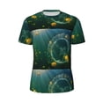 thumbnail image 5 of Wukai Jelly Fish Print Men's Short-Sleeved Mesh T-Shirt,Quick-Dry Short Sleeve Workout T-Shirt-6X-Large, 5 of 8